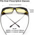 Фото #11 товара Bloomoak Polarized Night Glasses Anti-Glare UV400 Protection for Men Women Polarized Driving Fishing Golf (Night Vision Lens)