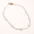 ფოტო #1 პროდუქტის 18K Gold Plated Mixed Large & Small Freshwater Pearl - Kylie Necklace 18" For Women