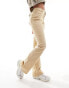 Фото #12 товара Pieces Peggy flared jeans in beige