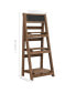 Фото #3 товара 3-Tier Plant Stand with Blackboard 15.7"x11.8"x35.4" Solid Fir Wood