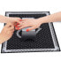 Фото #2 товара Noverlife Nail Art Hand Cushion & Manicure Table Mat, Silicone Desk Pad, Washable Foldable Nail Polish Hand Holder Arm Wrist Rest Cushion - Black