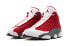 Jordan Air Jordan 13 retro "red flint" 耐磨 高帮 复古篮球鞋 男款 灰白红