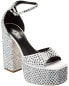 Фото #1 товара Paris Texas Holly Diamond Suede Platform Sandal Women's