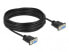 Фото #3 товара Серийный кабель с нулевой моделью Delock 87783 - черный - 10 м - DB-9 - DB-9 - Мужской - Мужской