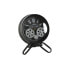Настольные часы Home ESPRIT Чёрный Серебристый Металл Стеклянный 16,5 x 11 x 21 cm