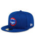 ფოტო #1 პროდუქტის Men's Royal Chicago Cubs 2024 Batting Practice 59FIFTY Fitted Hat