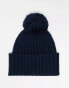 Фото #4 товара The North Face Heritage Ski Tuke chunky knit beanie in navy