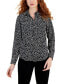 Фото #1 товара Women's Button-Front Shirt, Created for Macy's