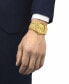 ფოტო #5 პროდუქტის Men's Swiss Automatic PRX Powermatic 80 Gold PVD Stainless Steel Bracelet Watch 40mm