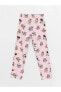 Фото #3 товара Gömlek Yaka Minnie Mouse Baskılı Uzun Kollu Kız Çocuk Pijama Takımı