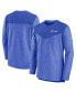 Фото #4 товара Men's Royal Los Angeles Rams Sideline Lockup Performance Quarter-zip Jacket