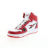 Фото #7 товара Reebok Resonator Mid Mens Red Leather Lace Up Lifestyle Sneakers Shoes
