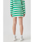 ფოტო #3 პროდუქტის Women's Stripe Terry Skirt