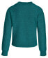 ფოტო #2 პროდუქტის Toddler & Little Girls Solid Cable-Knit Crewneck Sweater, Created for Macy's