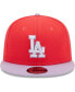 Men's Red, Purple Los Angeles Dodgers Spring Basic Two-Tone 9FIFTY Snapback Hat