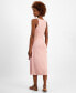 ფოტო #2 პროდუქტის Women's Side-Tie Slit Sleeveless Dress