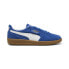 Фото #1 товара Puma Palermo 39646307 Mens Blue Suede Lace Up Lifestyle Sneakers Shoes