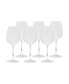 Фото #1 товара White Water Glasses with Stem 9.5", Set of 6