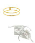 Браслет ADORNIA Gold-Plated Double Row Bangle