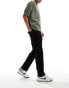 Фото #2 товара Jack & Jones drawstring tapered trouser in black