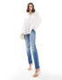 & Other Stories volume blouse with fill edge collar and cuffs in off-white