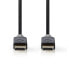 Фото #1 товара Nedis CCBW37014AT20 - 2 m - DisplayPort - DisplayPort - Male - Male - Anthracite - Grey