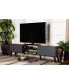 Clapton Modern and Contemporary 70.9" Multi-Tone and Finished Wood TV Stand