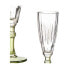 Фото #2 товара Бокал для шампанского Exotic Стеклянный Зеленый 6 штук (170 ml)