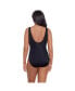 Фото #2 товара Women's Ruffle Front Sash Surplice One-Piece Swimsuit