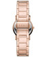 ფოტო #2 პროდუქტის Women's Soho Rose Gold-Tone Stainless Steel Bracelet Watch 29mm
