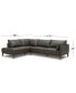 Фото #12 товара Jollene Leather 2-Pc. Sectional with Chaise, Created for Macy's
