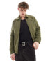 Фото #2 товара Fred Perry padded zip thru jacket in uniform green