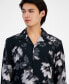 Фото #3 товара Men's Camp-Collar Floral Shirt, Created for Macy's