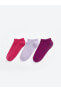 Basic Kız Çocuk Patik Çorap 3'lü