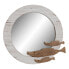 Фото #1 товара Настенное зеркало DKD Home Decor 41,5 x 4 x 40 cm Стеклянный Натуральный Белый Спирали