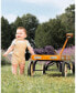 ფოტო #2 პროდუქტის Baby Boy Organic Cotton Onesie And Shortall Set Sand Stripe - Infant