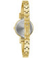 ფოტო #3 პროდუქტის x Marc Anthony Women's Modern Diamond Accent Gold Gold-Tone Stainless Steel Bangle Bracelet Watch 26mm