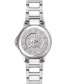 ფოტო #2 პროდუქტის Women's Swiss DS-6 White Ceramic & Stainless Steel Bracelet Watch 35mm