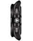 ფოტო #2 პროდუქტის Men's Swiss T-Touch Connect Solar Black Rubber Strap Smart Watch 48mm