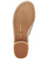 Фото #5 товара Women's Eldora Crisscross Raffia Espadrille Platform Slide Sandals