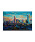 Фото #1 товара Jace D. Mctier 'The Queen City Charlotte North Carolina' Canvas Art - 32" x 22"