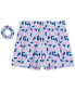 ფოტო #3 პროდუქტის Max and Olivia Girls 3-Pc. Take It Easy Short & Top Pajama Set