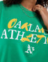 Фото #4 товара 47 Brand unisex Oakland Athletics t-shirt in green