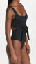 Фото #4 товара L*Space Women's Balboa Classic One Piece Swimsuit Black Size XL