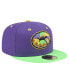 Фото #3 товара Men's Purple Biloxi Shuckers Theme Night King Cakes 59FIFTY Fitted Hat