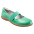 Softwalk High Point Womens Green Extra Narrow Mary Jane Flats Shoes