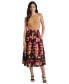 ფოტო #5 პროდუქტის Women's Printed Studded Cotton A-Line Skirt