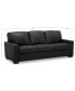 Фото #45 товара Ennia 82" Leather Queen Sleeper Sofa, Created for Macy's