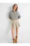 Фото #2 товара Рубашка женская Koton Oversize с длинными рукавами, на пуговицах, с карманами из вискозного микса