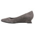 Фото #3 товара VANELi Kadir Wedges Womens Grey Dress Sandals 304698